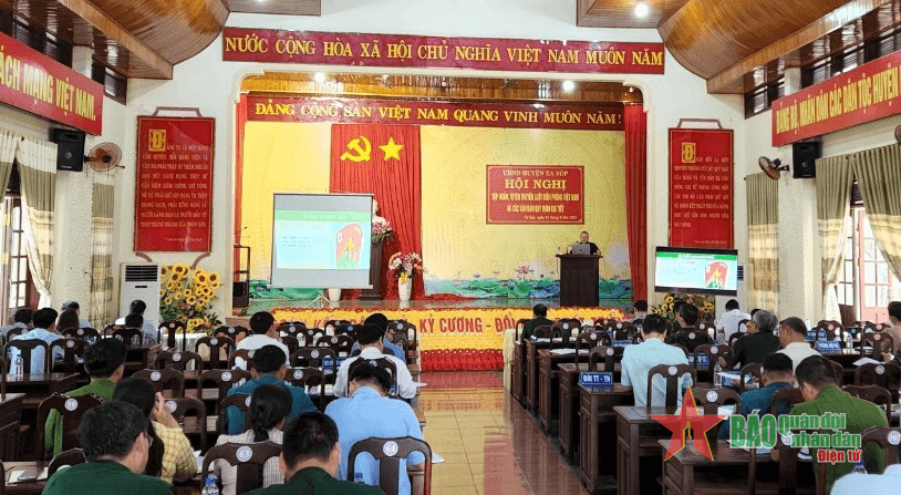 Tập huấn tuyên truyền Luật Biên phòng Việt Nam tại huyện Ea Súp