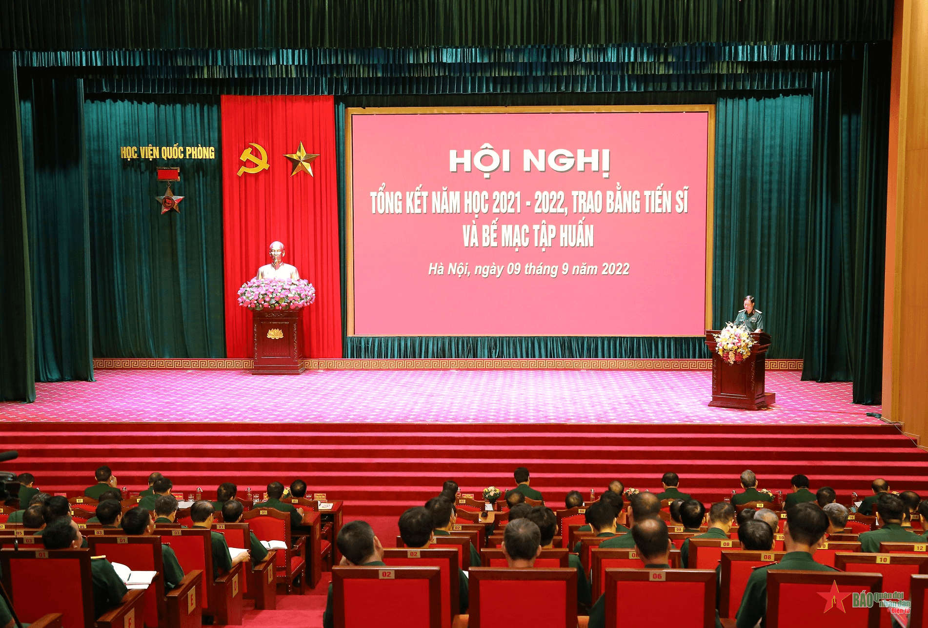 Học viện Quốc phòng tổ chức Hội nghị tổng kết năm học 2021 – 2022