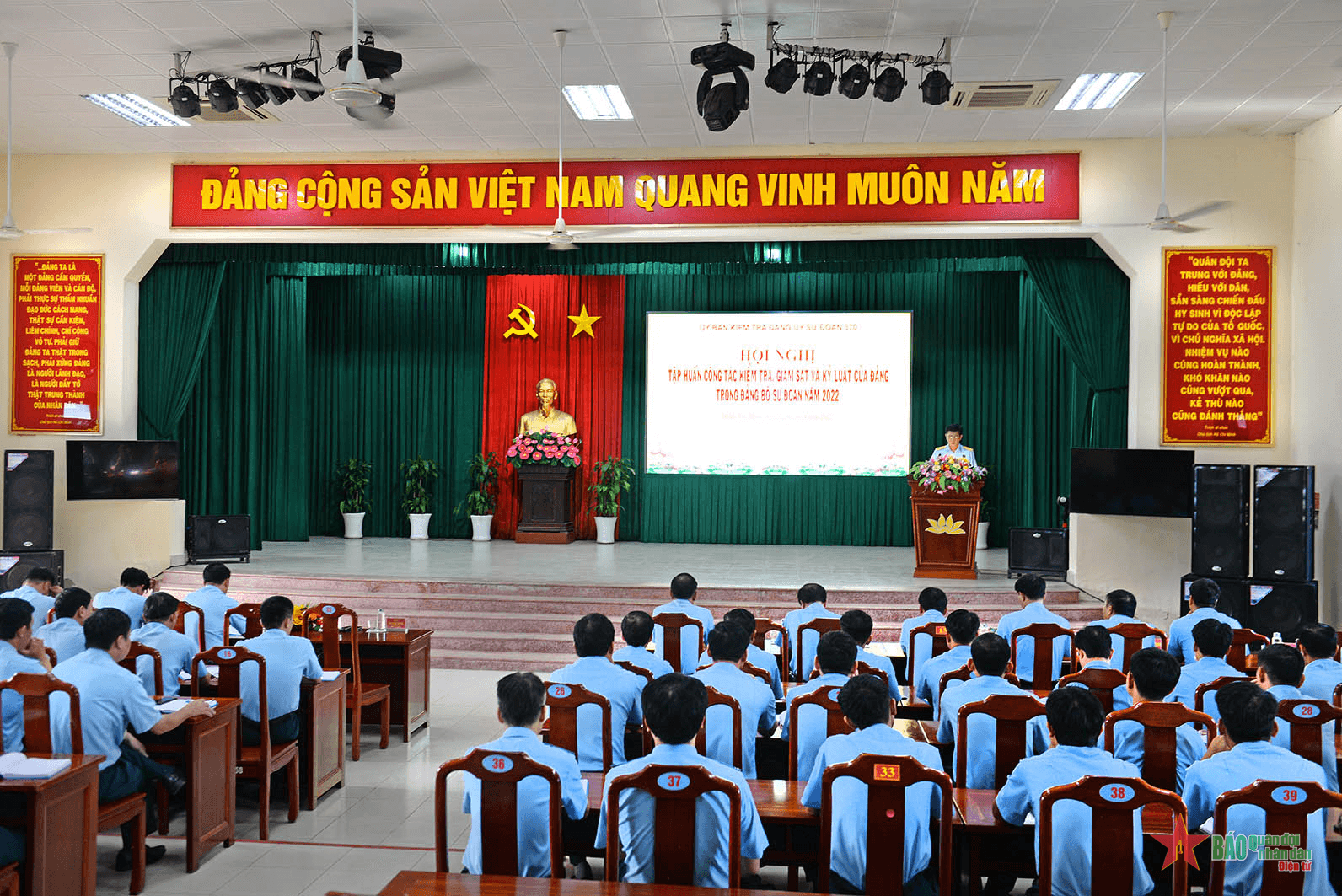 Đảng ủy Sư đoàn Không quân 370 tập huấn công tác kiểm tra, giám sát và kỷ luật của Đảng