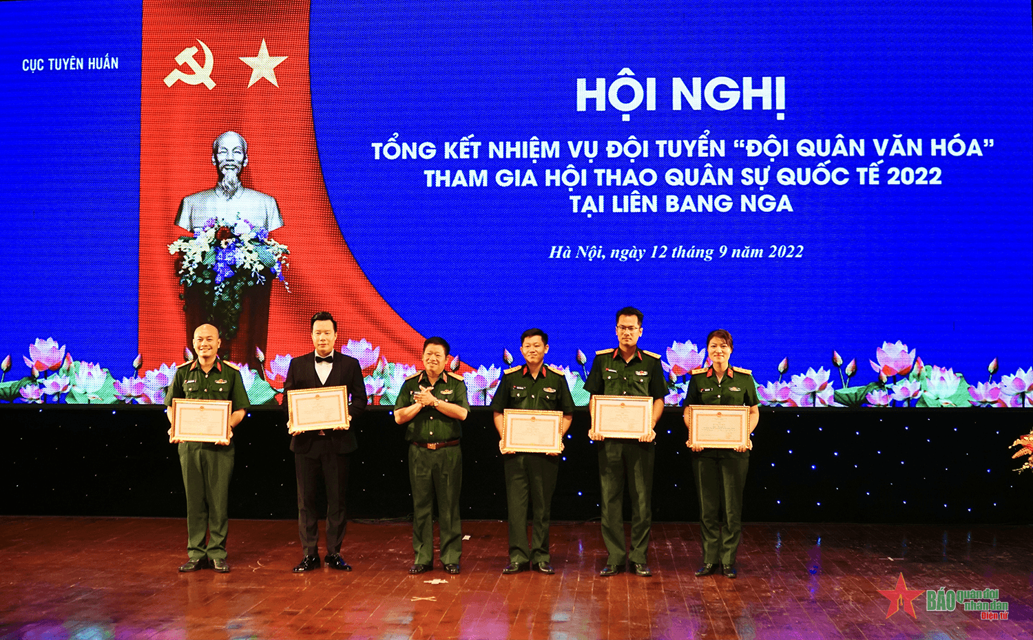 Cục Tuyên huấn tổng kết nhiệm vụ Đội tuyển “Đội quân văn hóa" tham gia Army Games 2022