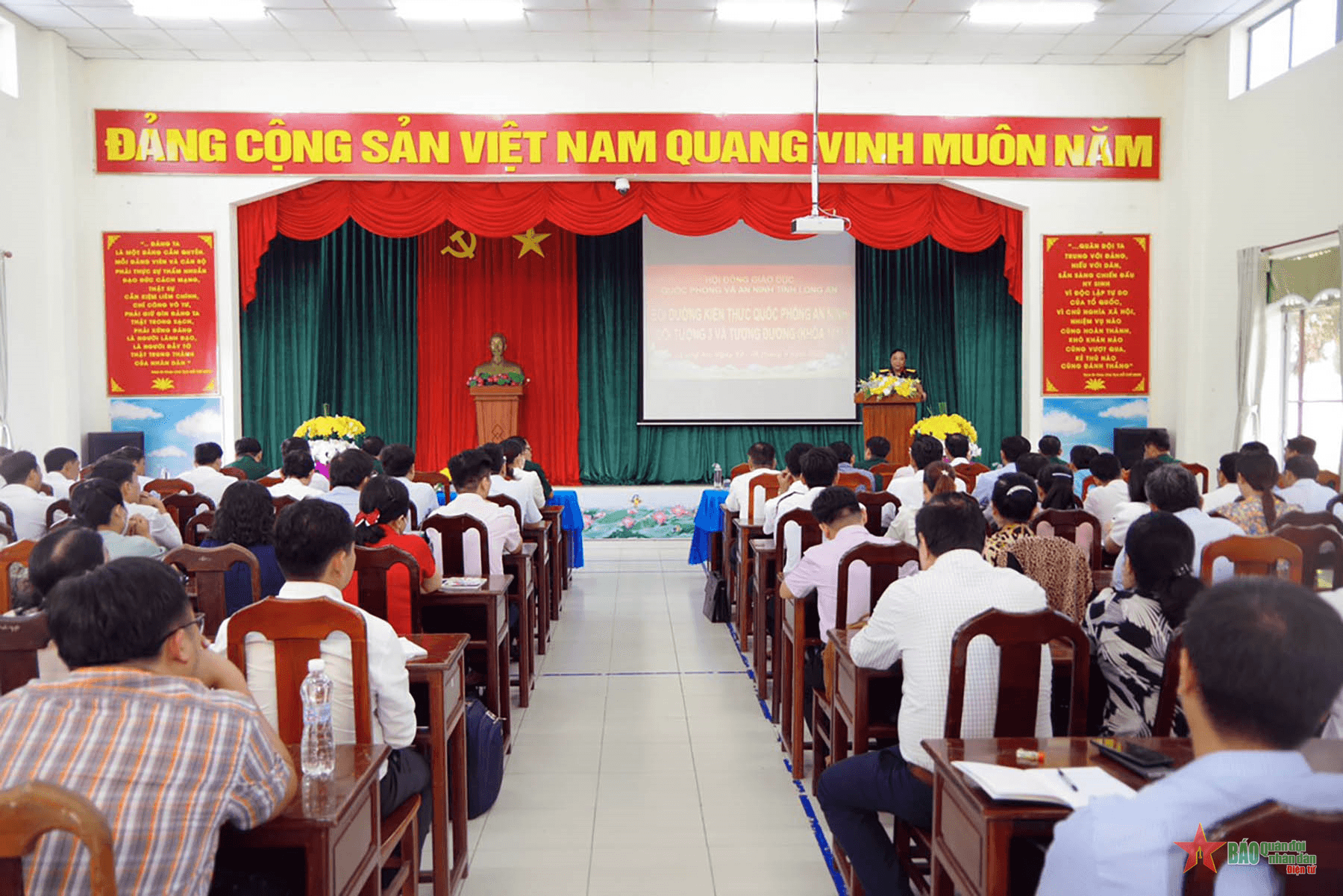 Long An bồi dưỡng kiến thức quốc phòng - an ninh cho đối tượng 3 năm 2022