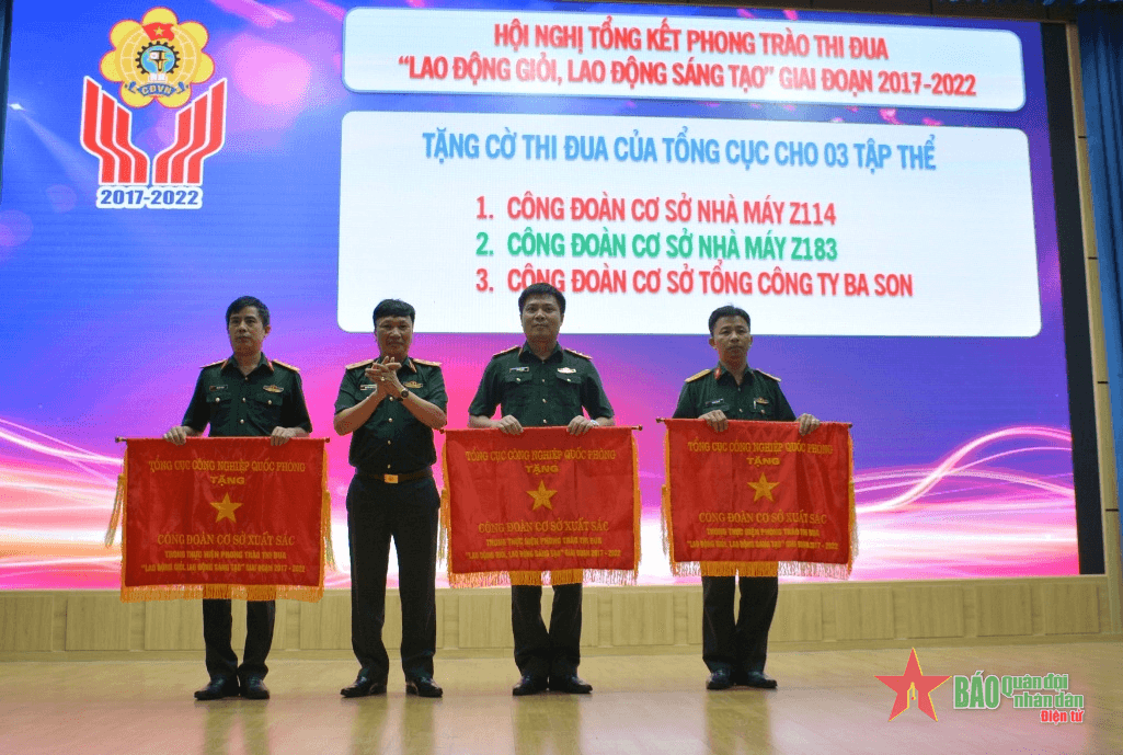 Tổng cục Công nghiệp quốc phòng đẩy mạnh phong trào thi đua “Lao động giỏi, lao động sáng tạo”