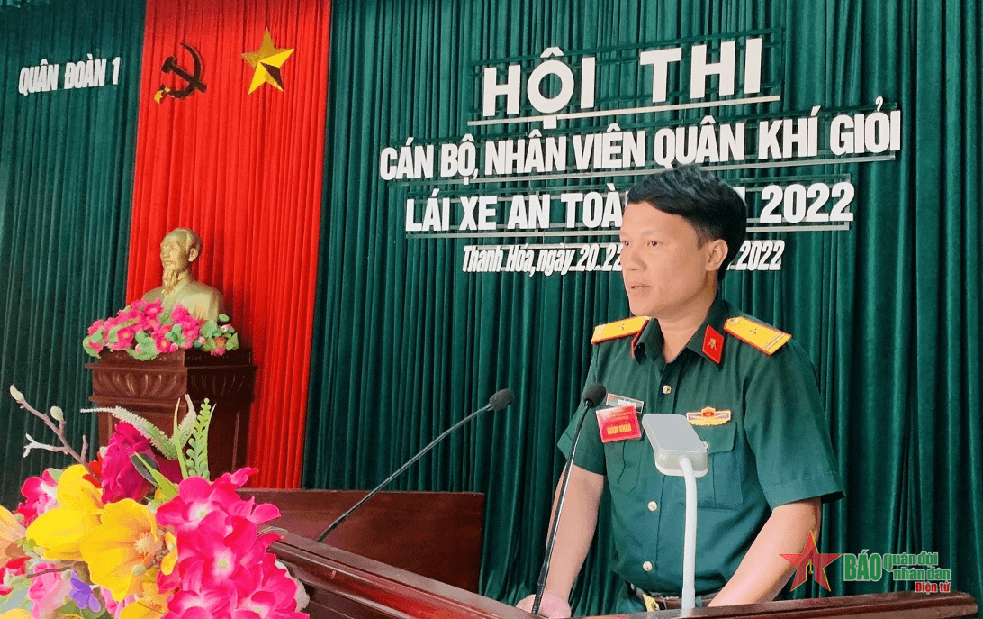 Quân đoàn 1 tổ chức Hội thi cán bộ, nhân viên quân khí giỏi năm 2022