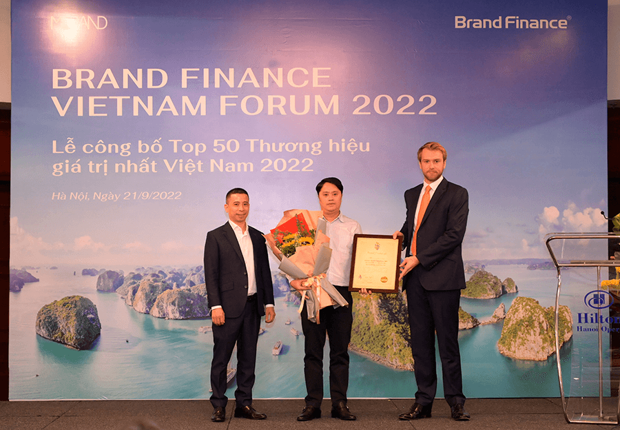 Lần thứ 4 liên tiếp, VNPT đứng thứ 2 top 50 thương hiệu giá trị nhất Việt Nam