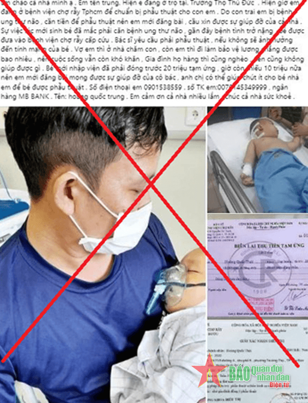 Giả danh Bệnh viện Chợ Rẫy kêu gọi từ thiện