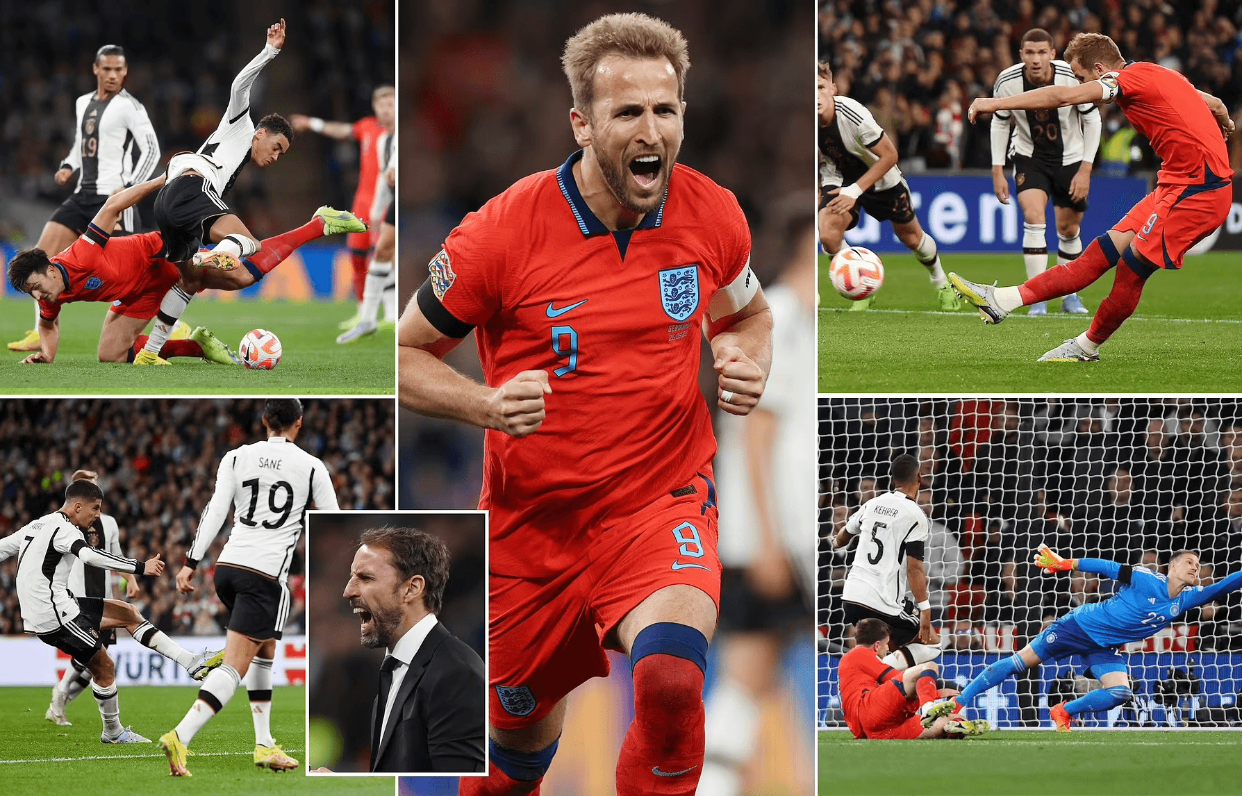 Anh, Đức rượt đuổi tỷ số hấp dẫn để tạm biệt UEFA Nations League