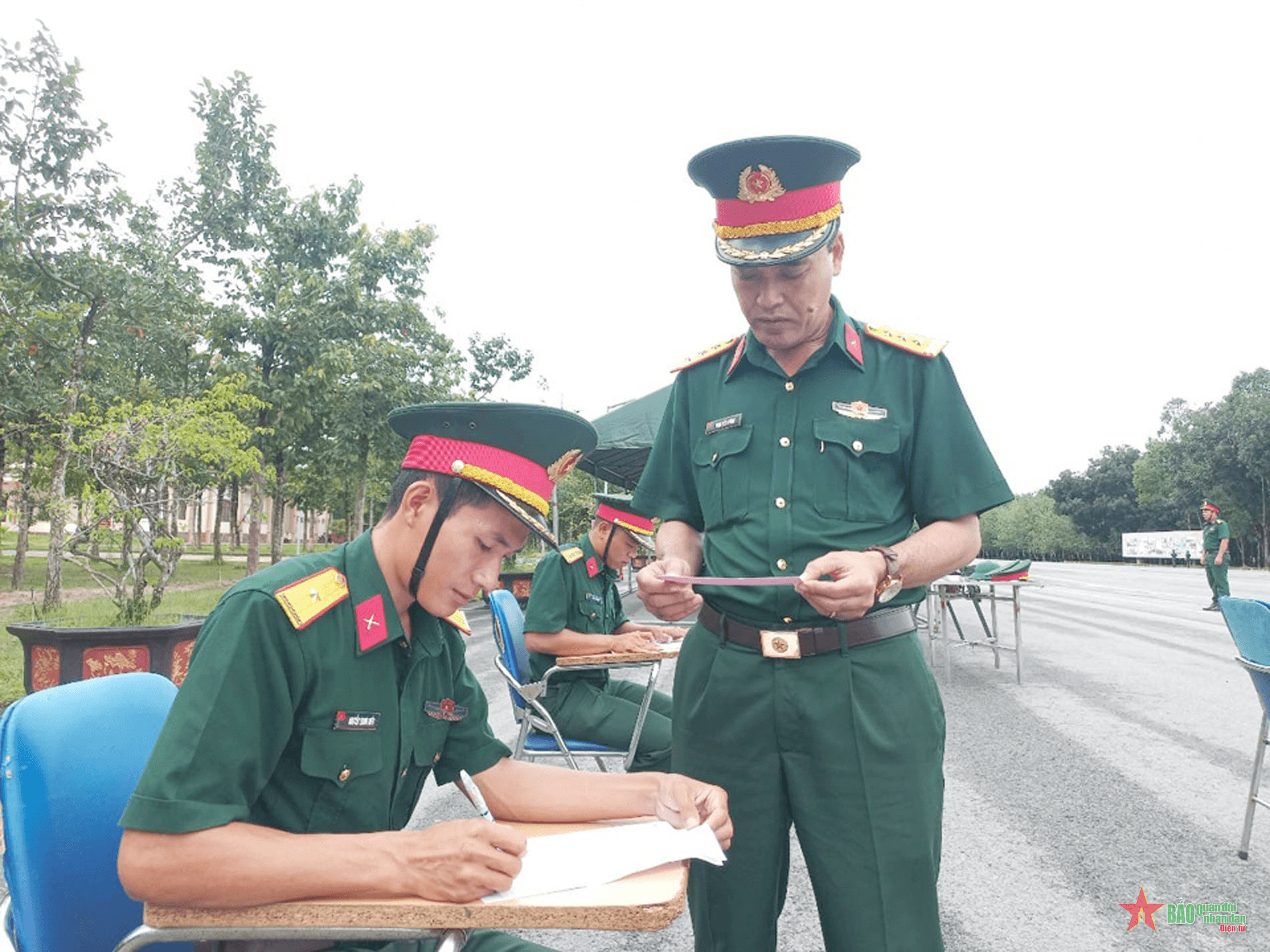 Sư đoàn 5, Quân khu 7 kiểm tra cán bộ đại đội, trung đội trưởng năm 2022