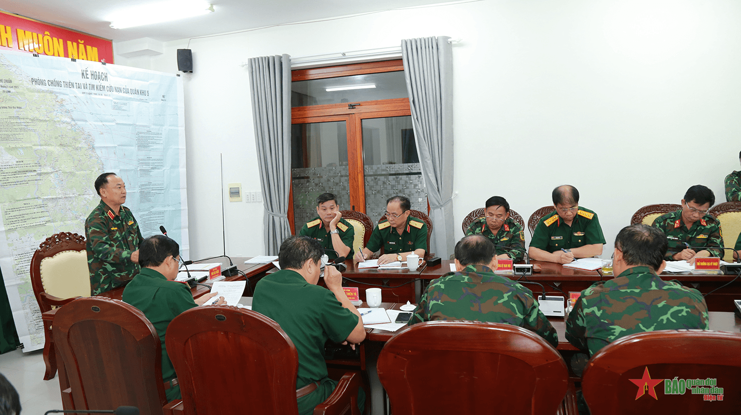 Quân khu 5: Hơn 40.000 cán bộ, chiến sĩ sẵn sàng cơ động, ứng phó bão số 4