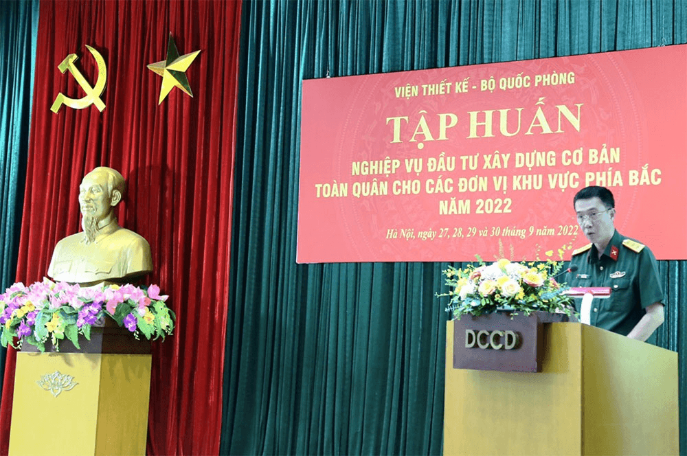Viện Thiết kế Bộ Quốc phòng tập huấn nghiệp vụ đầu tư xây dựng cơ bản toàn quân