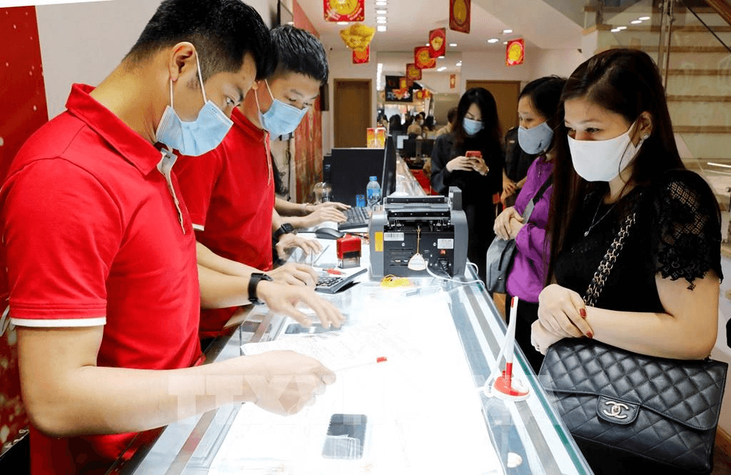 Giá vàng trong nước lao dốc, vàng SJC về mức trên 65 triệu đồng/lượng