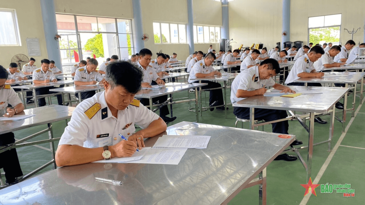 Quân chủng Hải quân tổ chức thi sát hạch năng lực, chuyên môn cán bộ