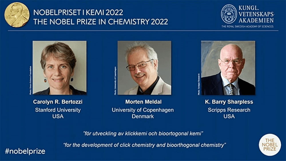 Giải Nobel Hóa học tôn vinh nghiên cứu trong phát triển liên kết phân tử