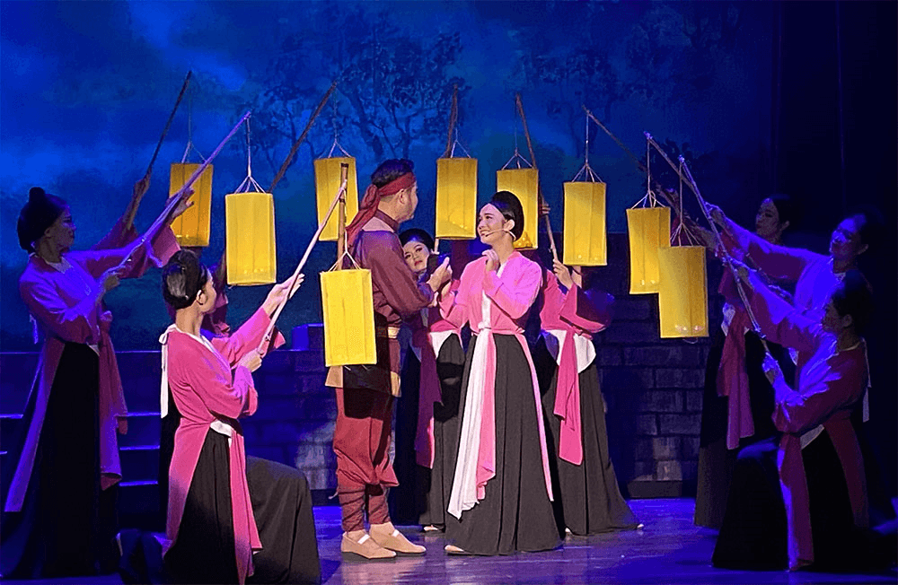 Vở chèo “Tình sử nghìn năm”: Tái hiện cuộc đời danh tướng Lý Thường Kiệt trên sân khấu chèo