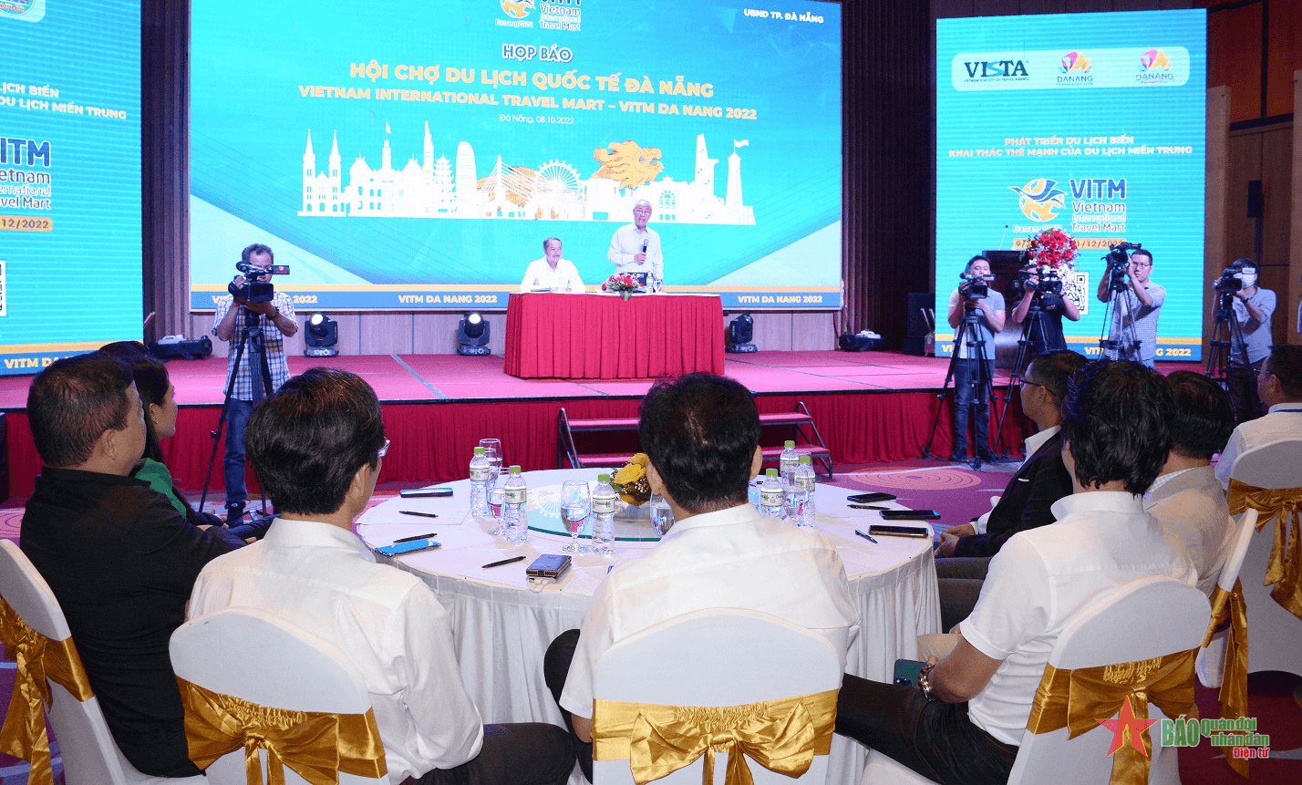Họp báo về hội chợ du lịch Quốc tế Đà Nẵng 2022