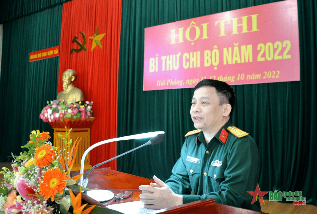 Cục Vận tải (Tổng cục Hậu cần) thi bí thư chi bộ năm 2022