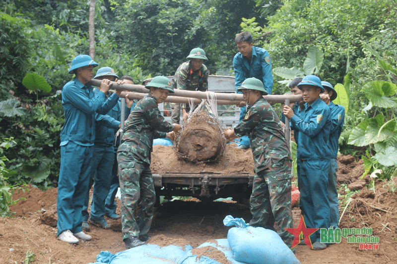 Sơn La: Hủy nổ an toàn quả bom còn sót lại sau chiến tranh
