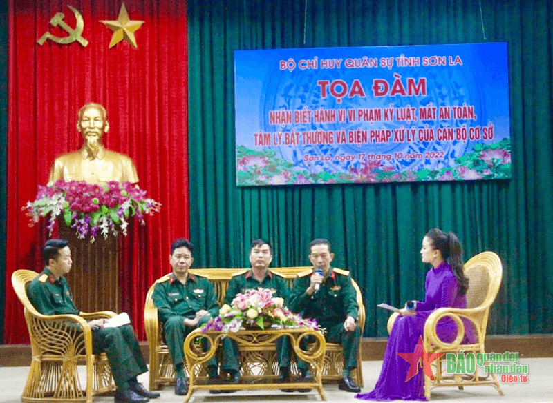 Bộ Chỉ huy quân sự tỉnh Sơn La: Tọa đàm về công tác quản lý tư tưởng, kỷ luật của quân nhân