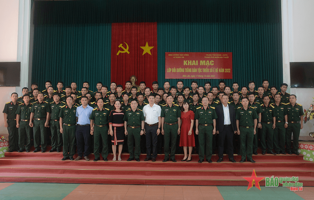 Lữ đoàn Đặc công 198 khai mạc lớp bồi dưỡng tiếng dân tộc Ê Đê năm 2022