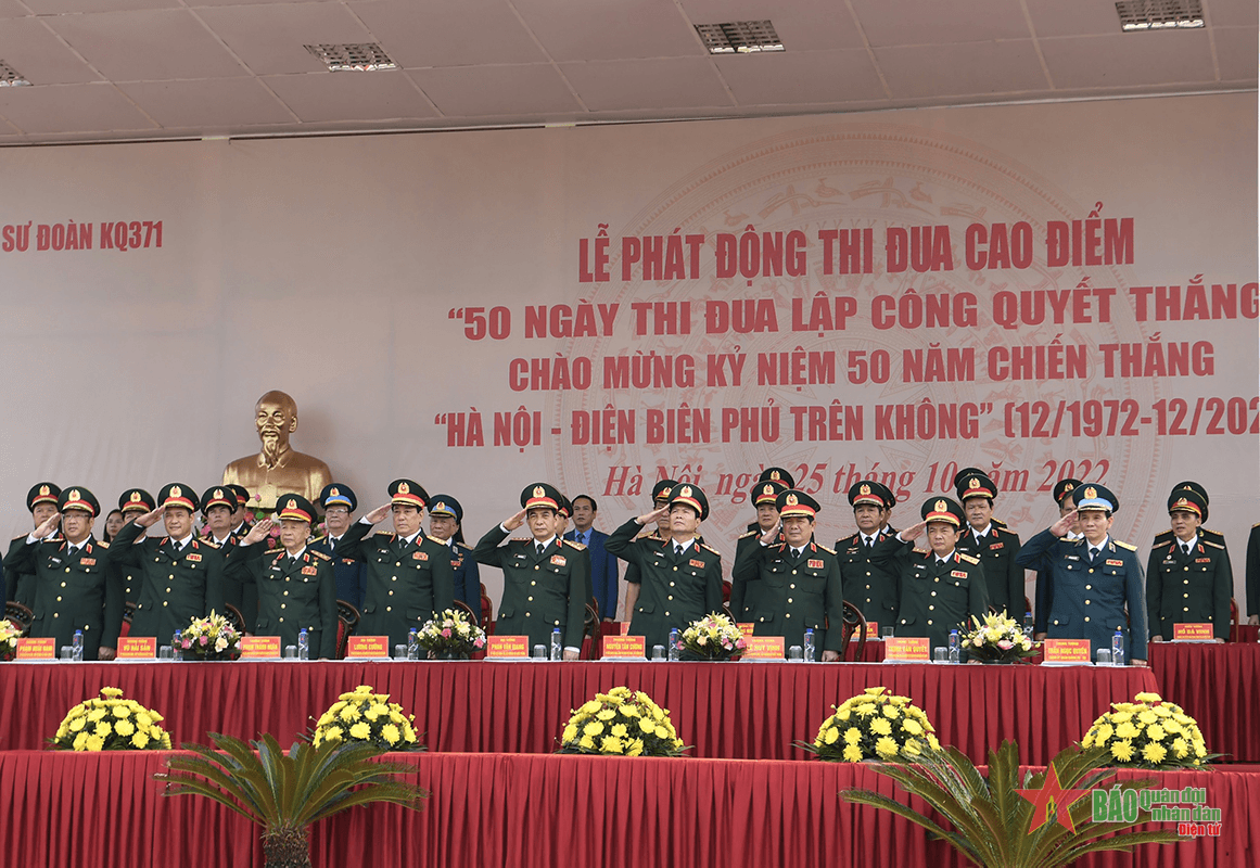 Lãnh đạo Bộ Quốc phòng dự Lễ phát động thi đua cao điểm “50 ngày thi đua lập công quyết thắng”