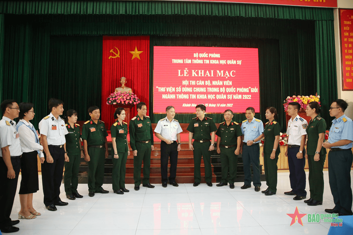 Khai mạc Hội thi cán bộ, nhân viên “Thư viện số dùng chung trong Bộ Quốc phòng”