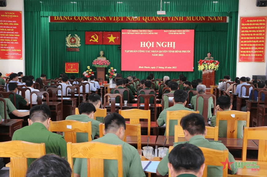 Hội nghị tập huấn về công tác nhân quyền năm 2022