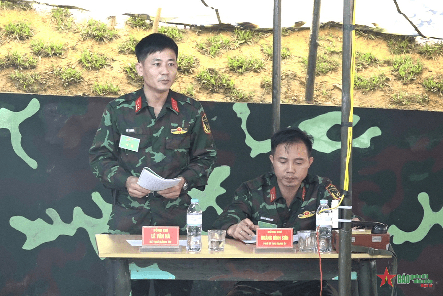 Trung đoàn 165 (Sư đoàn 312) tổ chức diễn tập chỉ huy - cơ quan 1 bên, 2 cấp