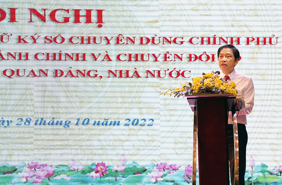 Tăng cường sử dụng chữ ký số chuyên dùng Chính phủ phục vụ cải cách hành chính