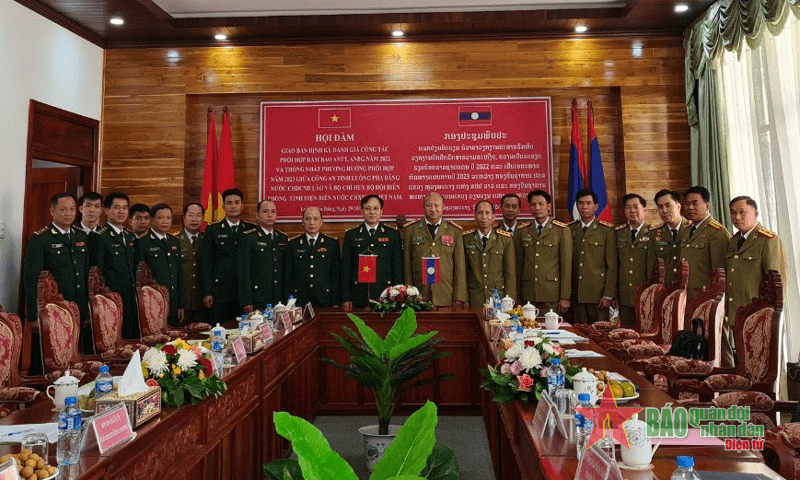 Bộ đội Biên phòng tỉnh Điện Biên và Ty An ninh tỉnh Luông Phra Băng (Lào) tổ chức hội đàm hợp tác lần thứ 10