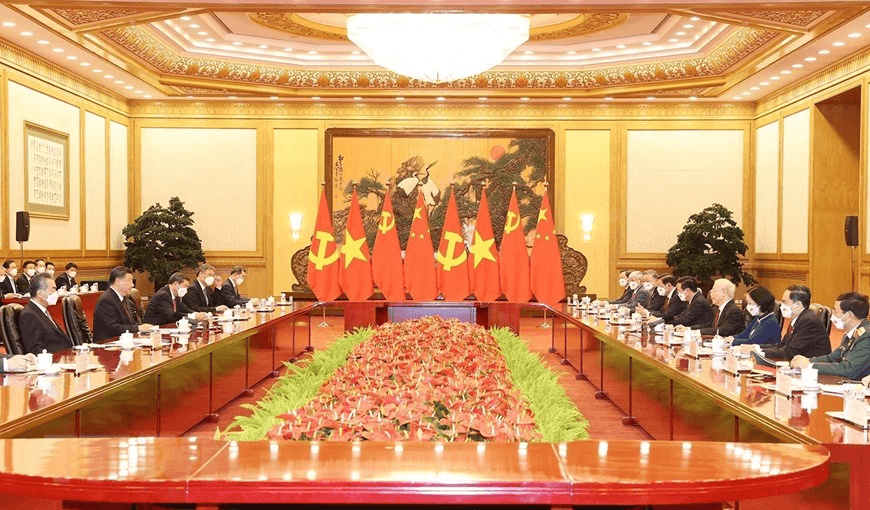 Tổng Bí thư Nguyễn Phú Trọng hội đàm với Tổng Bí thư, Chủ tịch nước Cộng hòa Nhân dân Trung Hoa Tập Cận Bình