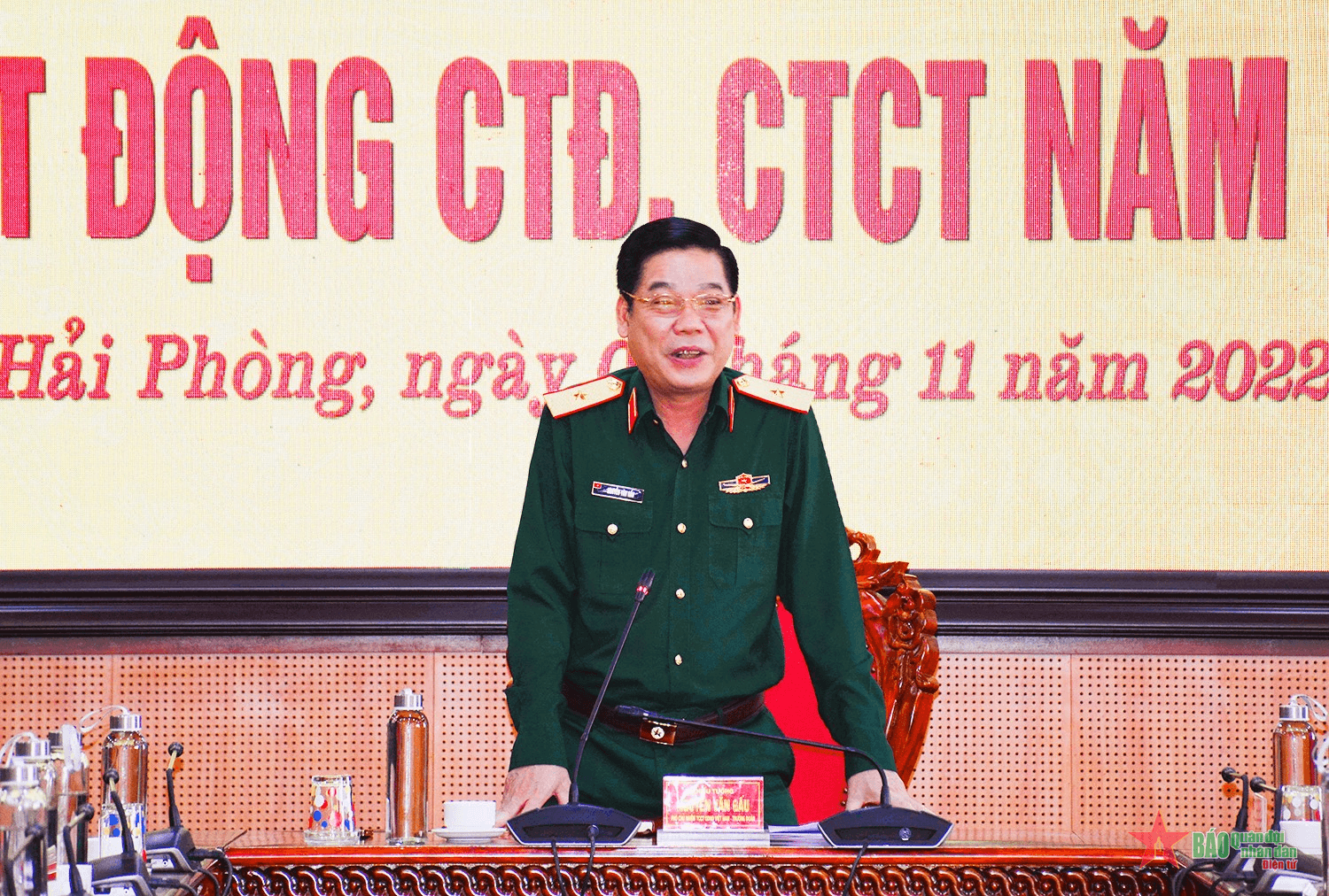 Tổng cục Chính trị Quân đội nhân dân Việt Nam kiểm tra hoạt động công tác Đảng, công tác chính trị tại Bộ tư lệnh Quân khu 3