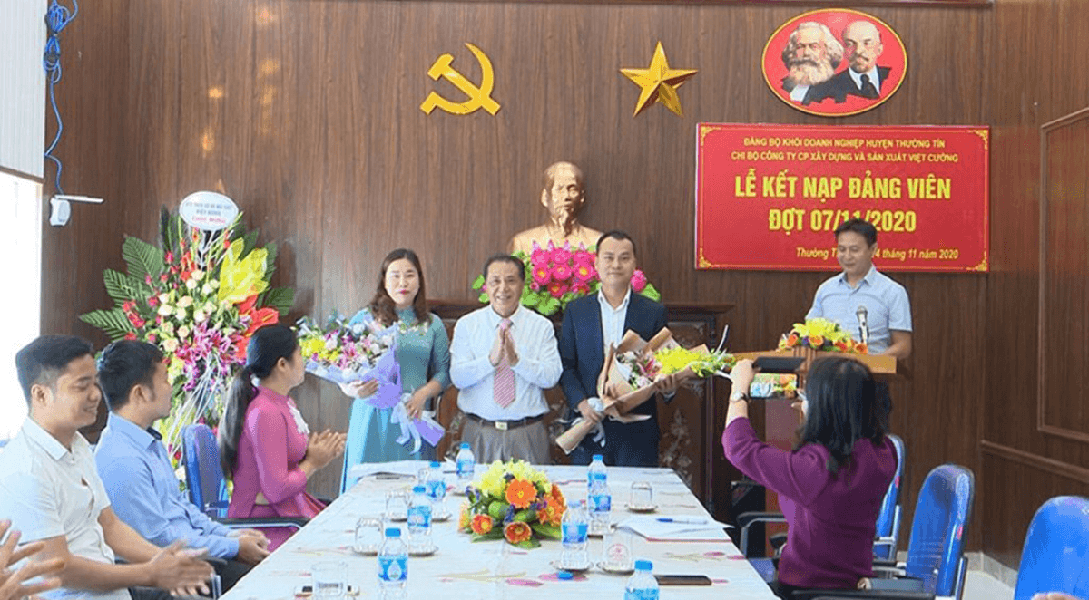 Phát triển tổ chức đảng để đồng hành, hỗ trợ doanh nghiệp phát triển bền vững