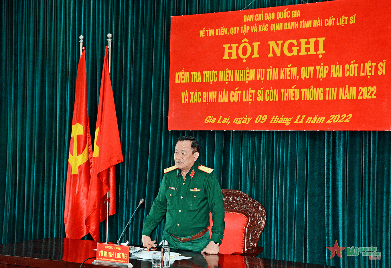 Ban Chỉ đạo quốc gia về tìm kiếm, quy tập và xác định danh tính hài cốt liệt sĩ làm việc tại Quân đoàn 3