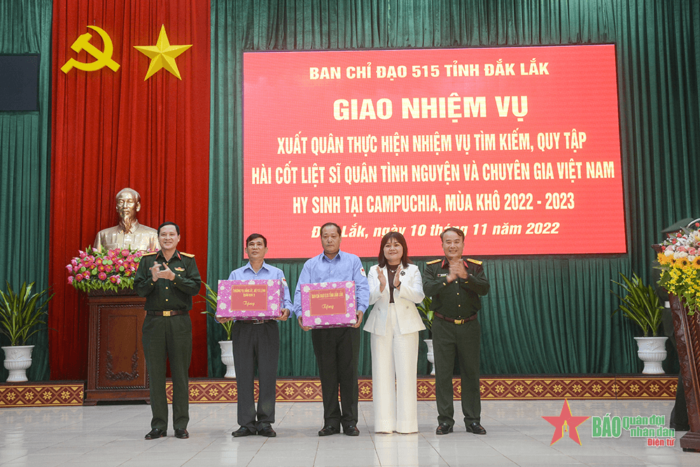 Đội K51, Bộ CHQS tỉnh Đắk Lắk nhận nhiệm vụ tìm kiếm, quy tập hài cốt liệt sĩ mùa khô 2022-2023