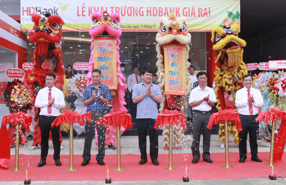HDBank Giá Rai - Bạc Liêu chính thức đi vào hoạt động