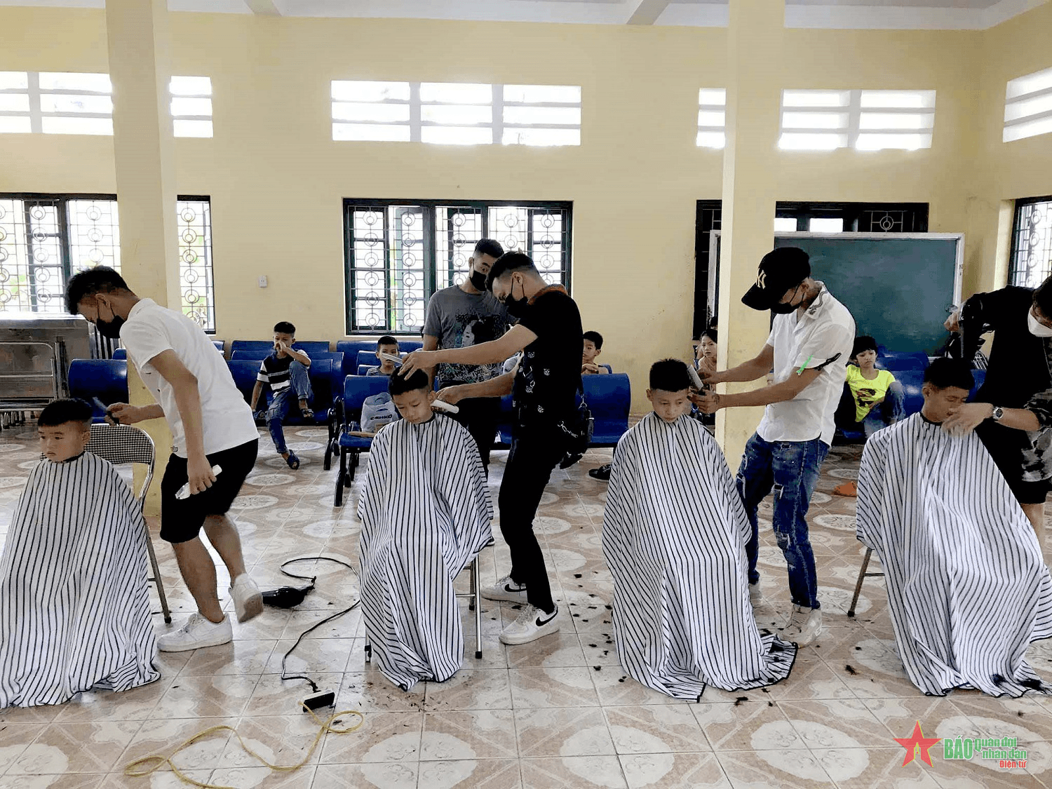 Cắt tóc miễn phí cho trẻ khuyết tật