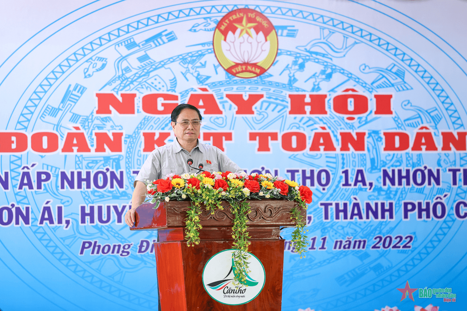 Thủ tướng Chính phủ Phạm Minh Chính dự Ngày hội Đại đoàn kết toàn dân tộc tại Cần Thơ
