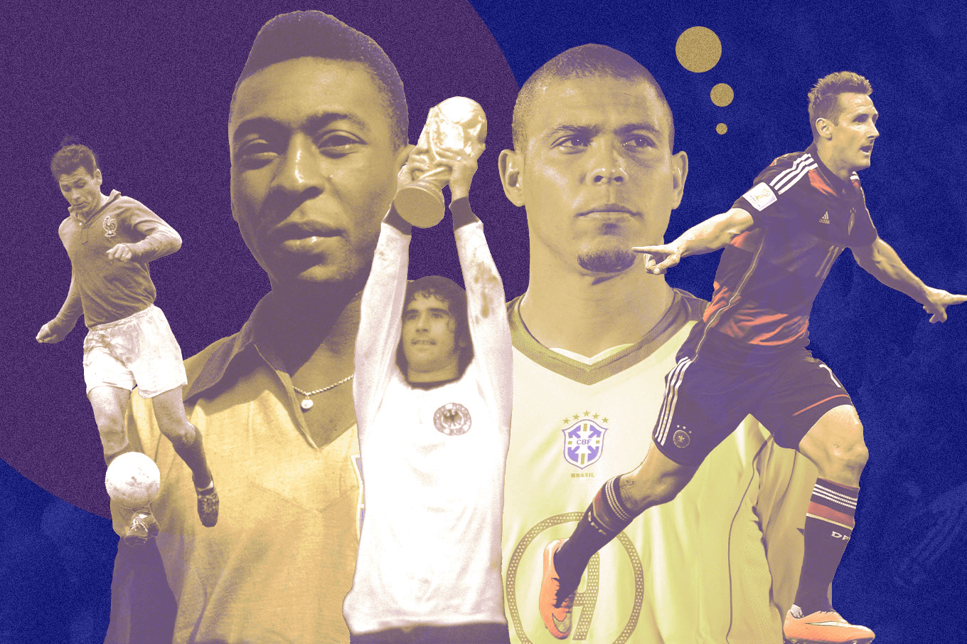 Những “tay săn bàn” hàng đầu tại các kỳ World Cup