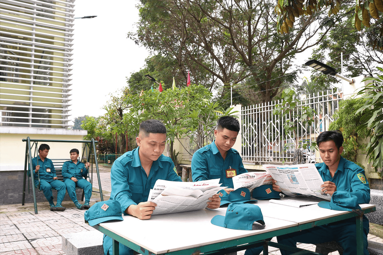 Đầu tư, xây dựng doanh trại xanh, sạch, đẹp