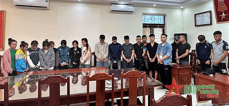 Thanh Hóa bắt 15 đối tượng tổ chức và sử dụng trái phép ma túy