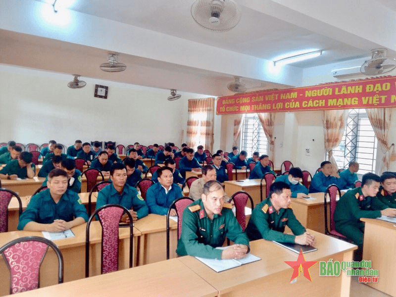 Bế mạc tập huấn cán bộ dân quân tự vệ giai đoạn 1 năm 2023