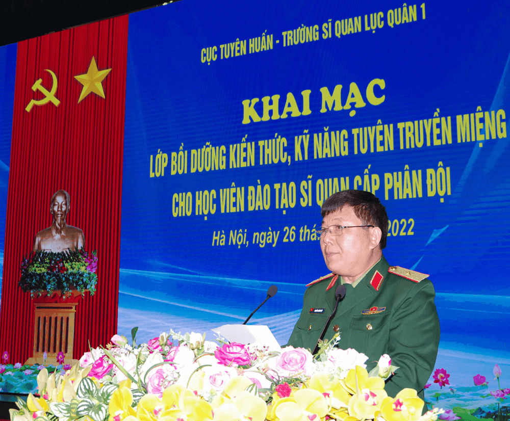 Trường Sĩ quan Lục quân 1 bồi dưỡng kiến thức, kỹ năng tuyên truyền miệng