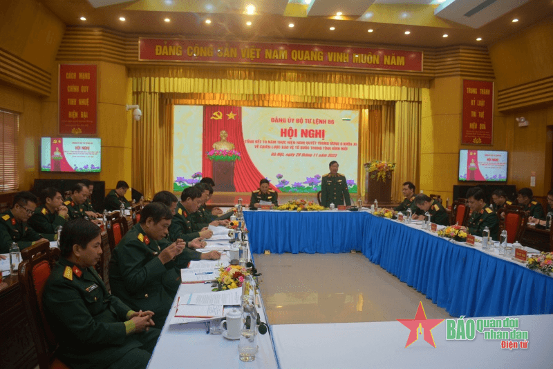 Bộ tư lệnh 86 tổng kết 10 năm thực hiện Nghị quyết Trung ương 8
