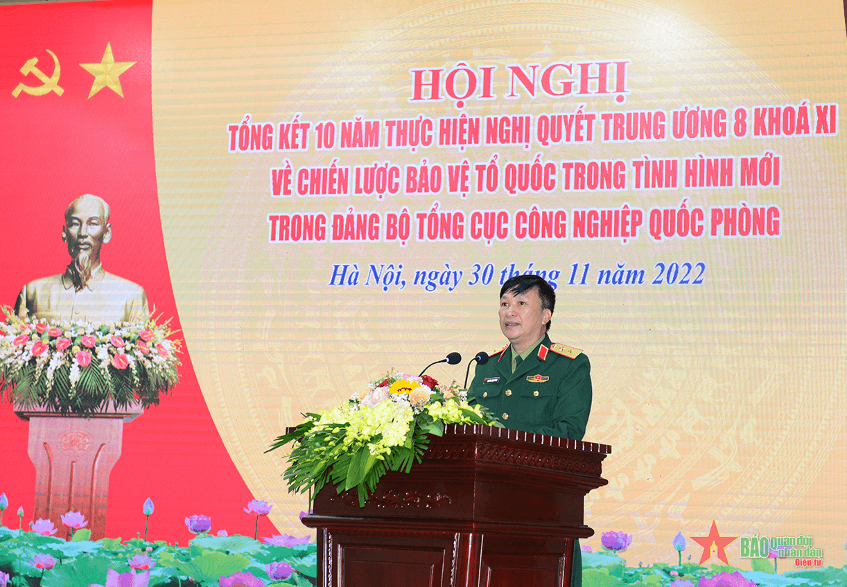 Tổng cục Công nghiệp quốc phòng tổng kết 10 năm thực hiện Nghị quyết Trung ương 8