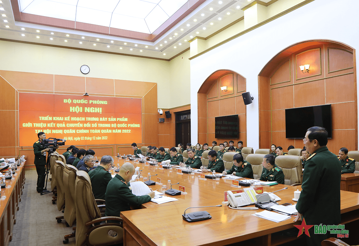 Bộ Quốc phòng triển khai kế hoạch trưng bày sản phẩm chuyển đổi số