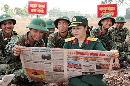Thông báo về việc bảo đảm Báo Quân đội nhân dân số Tết Quý Mão 2023