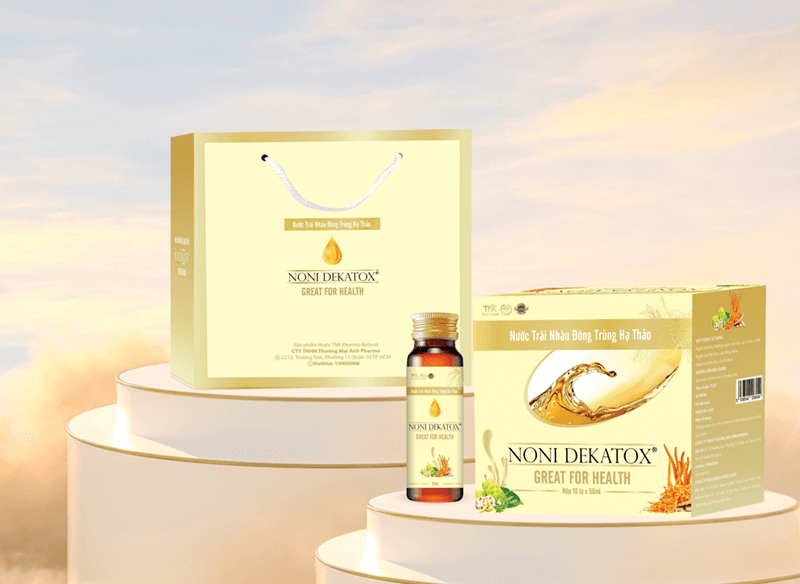 Nước Trái Nhàu Đông Trùng Hạ Thảo Noni Dekatox có tác dụng tuyệt vời cho sức khỏe