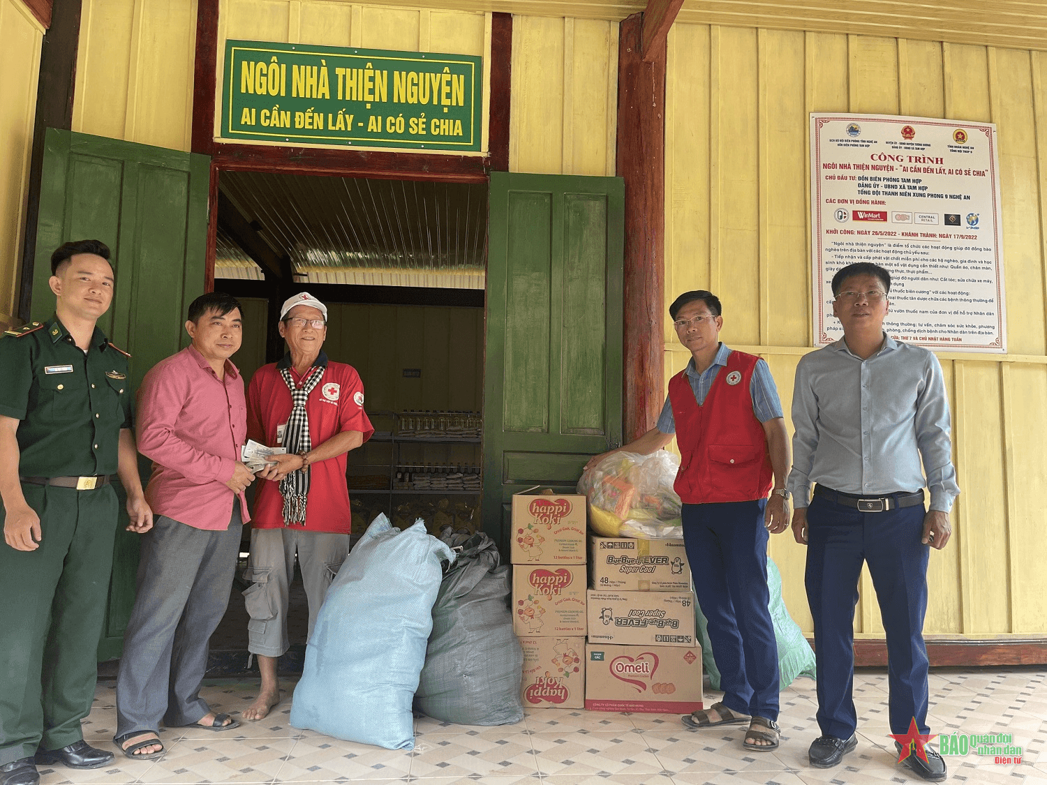 Ngôi nhà thiện nguyện nơi biên giới