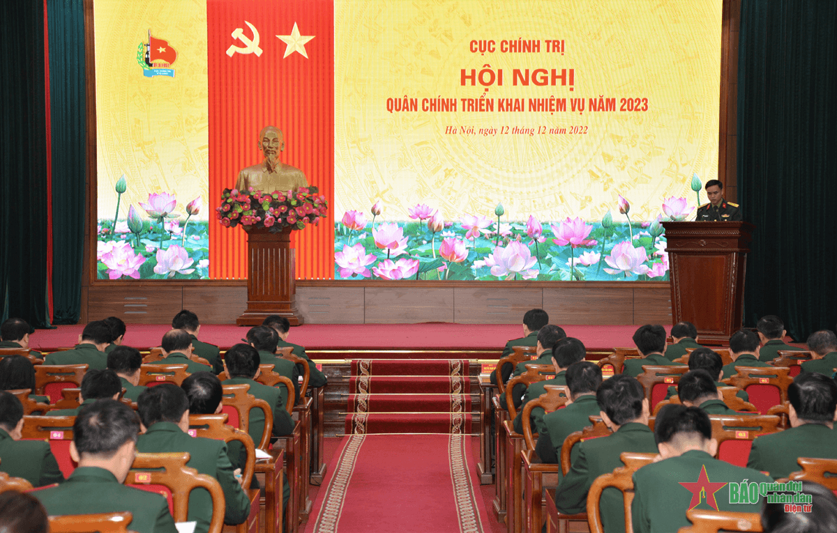 Cục Chính trị, Tổng cục Hậu cần tổ chức hội nghị triển khai nhiệm vụ năm 2023