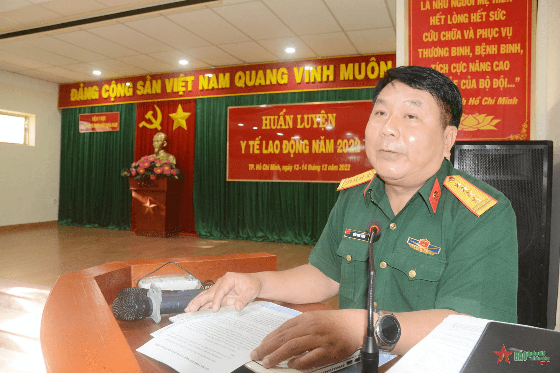 Khai mạc lớp huấn luyện y tế lao động toàn quân khu vực phía Nam