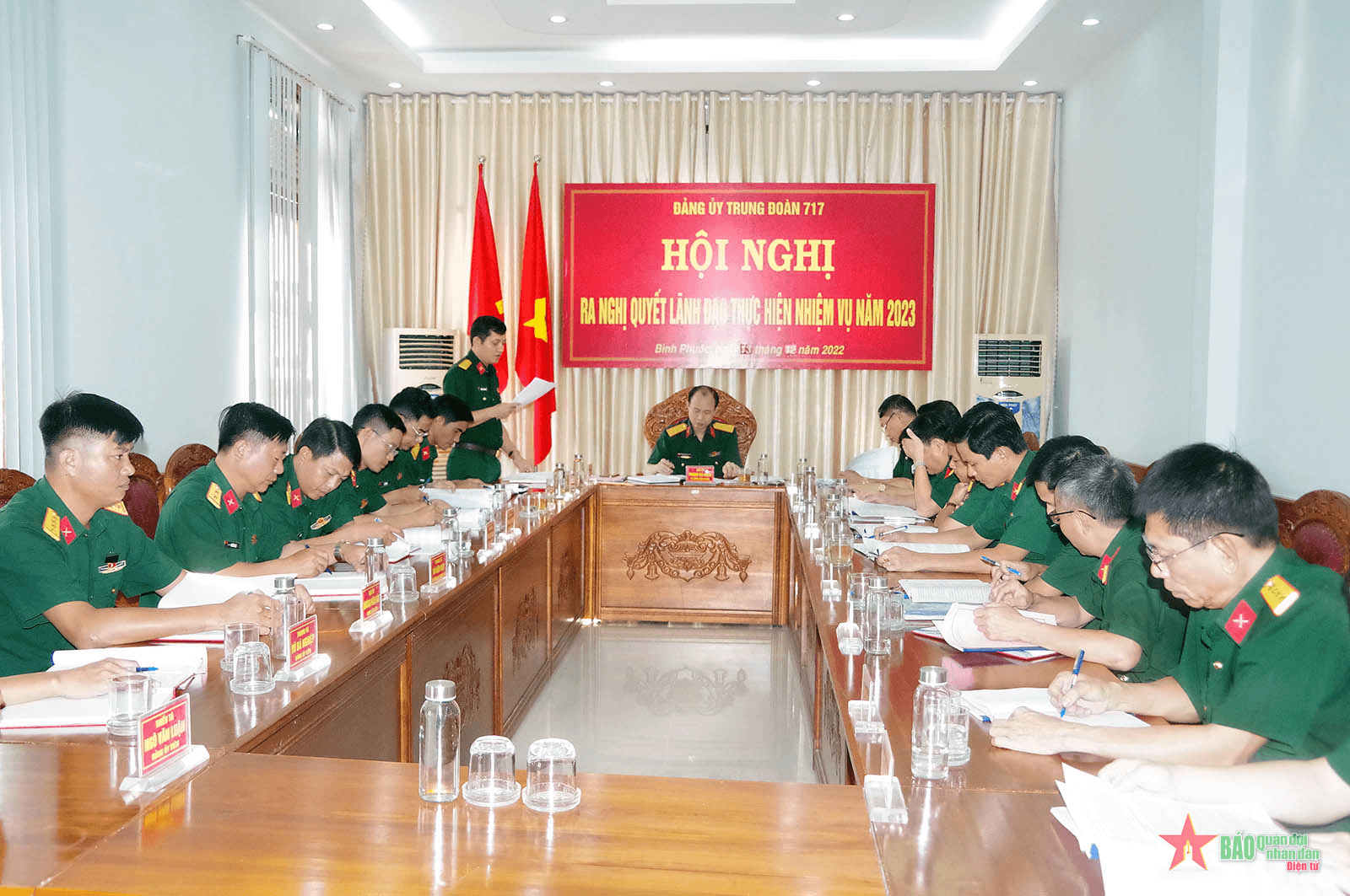 Trung đoàn 717 (Binh đoàn 16) hoàn thành tốt nhiệm vụ trên các mặt công tác